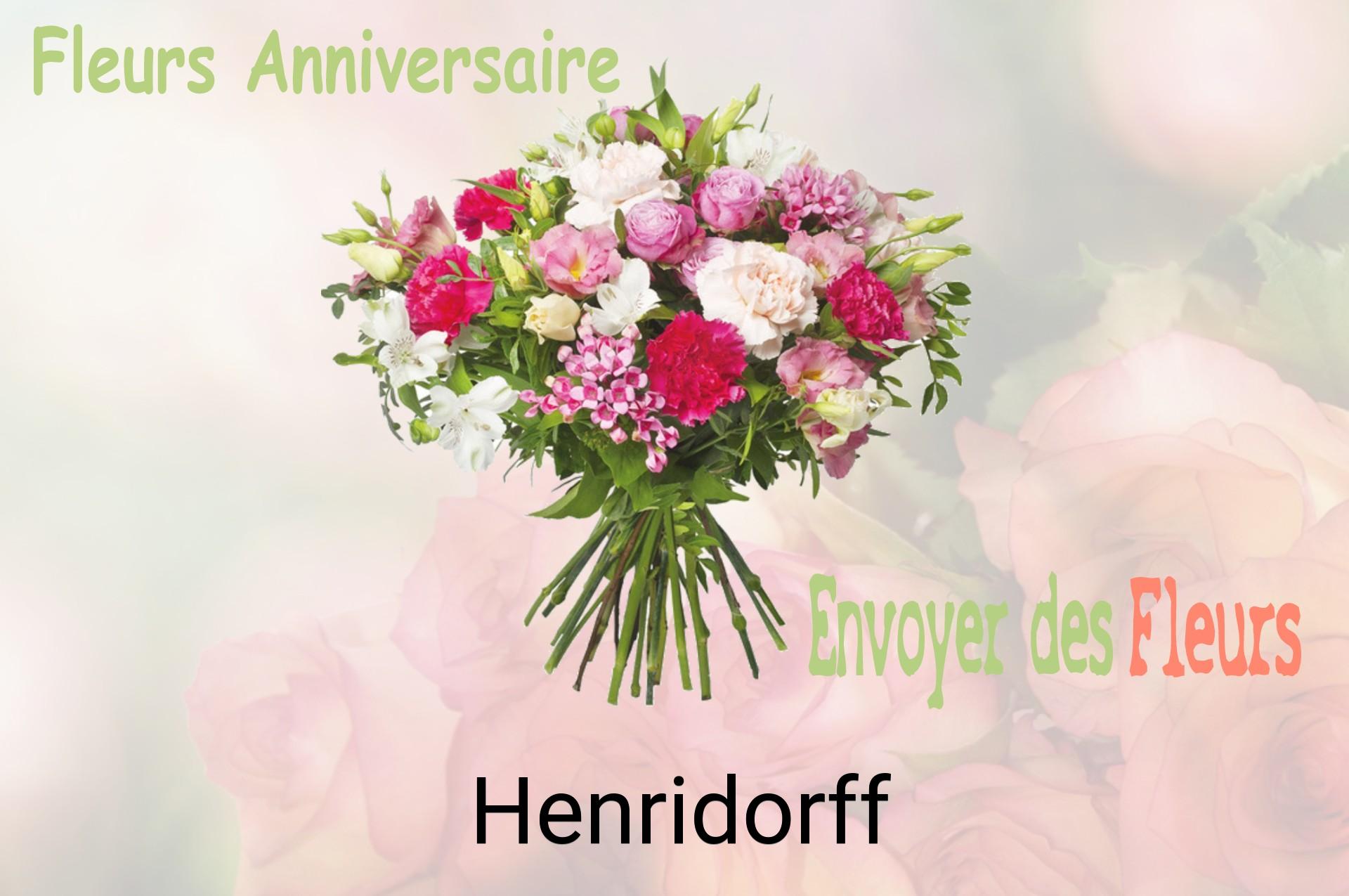 Bouquet de fleurs d’anniversaire livré à Henridorff