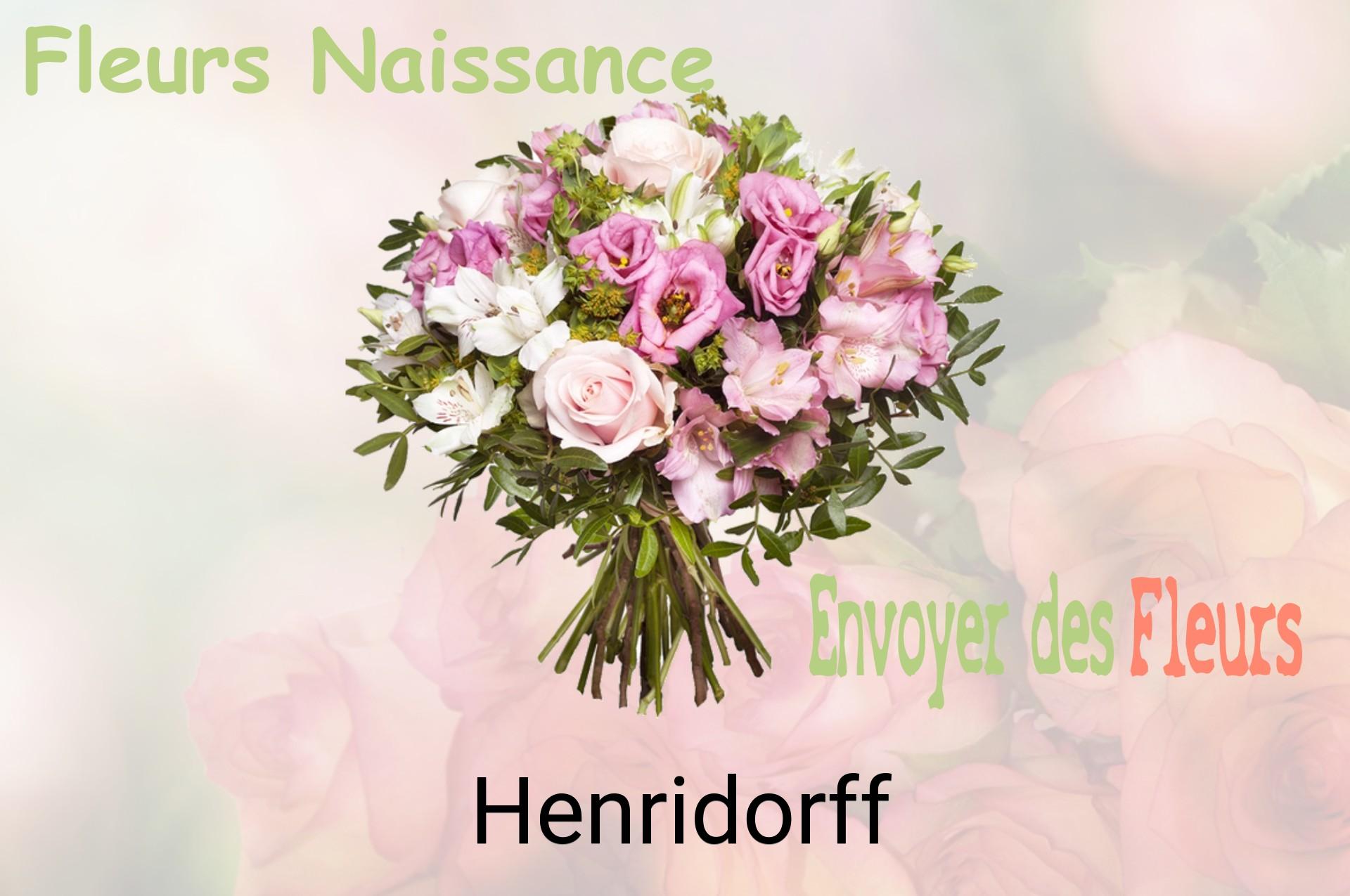 Bouquet de fleurs de naissance livré à Henridorff